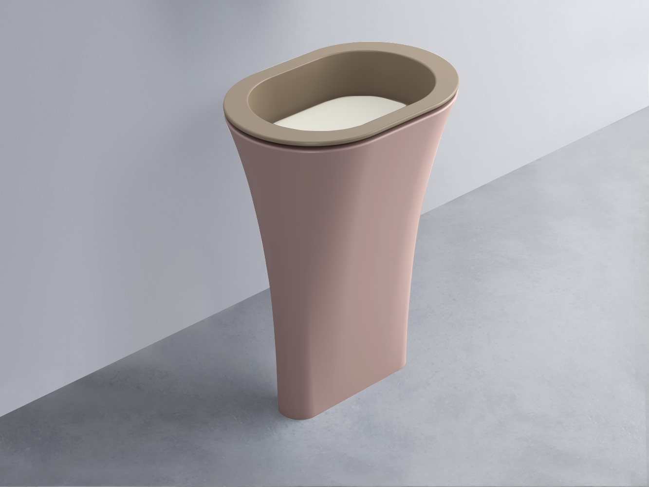 AMLA65-AN+AMPILO-TL+AMCOLO-CP Раковина Amedeo Ovale отдельностоящая cielo Enjoy + Amedeo Ceramica Cielo