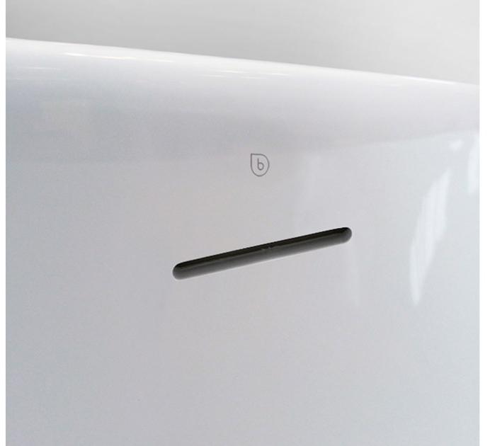 Blu Bathworks® Отдельностоящая овальная акриловая ванна Pisa Bt8002b18 - Вид №2