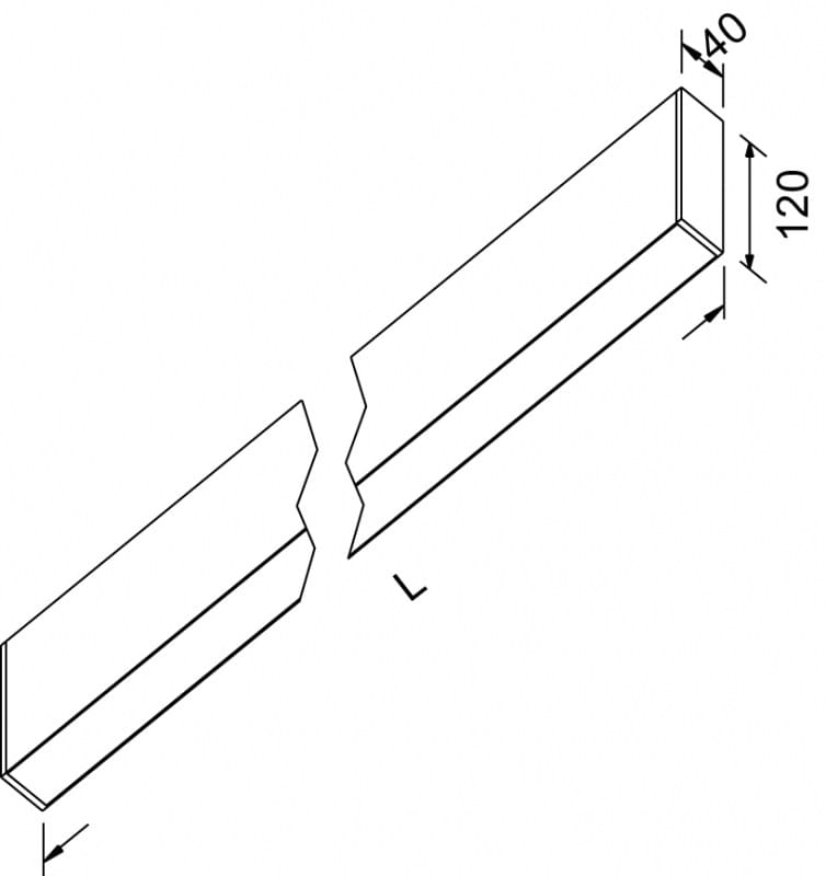 Металлический настенный светильник Lucifero's Файл H ARCH-00127264 - Вид №2