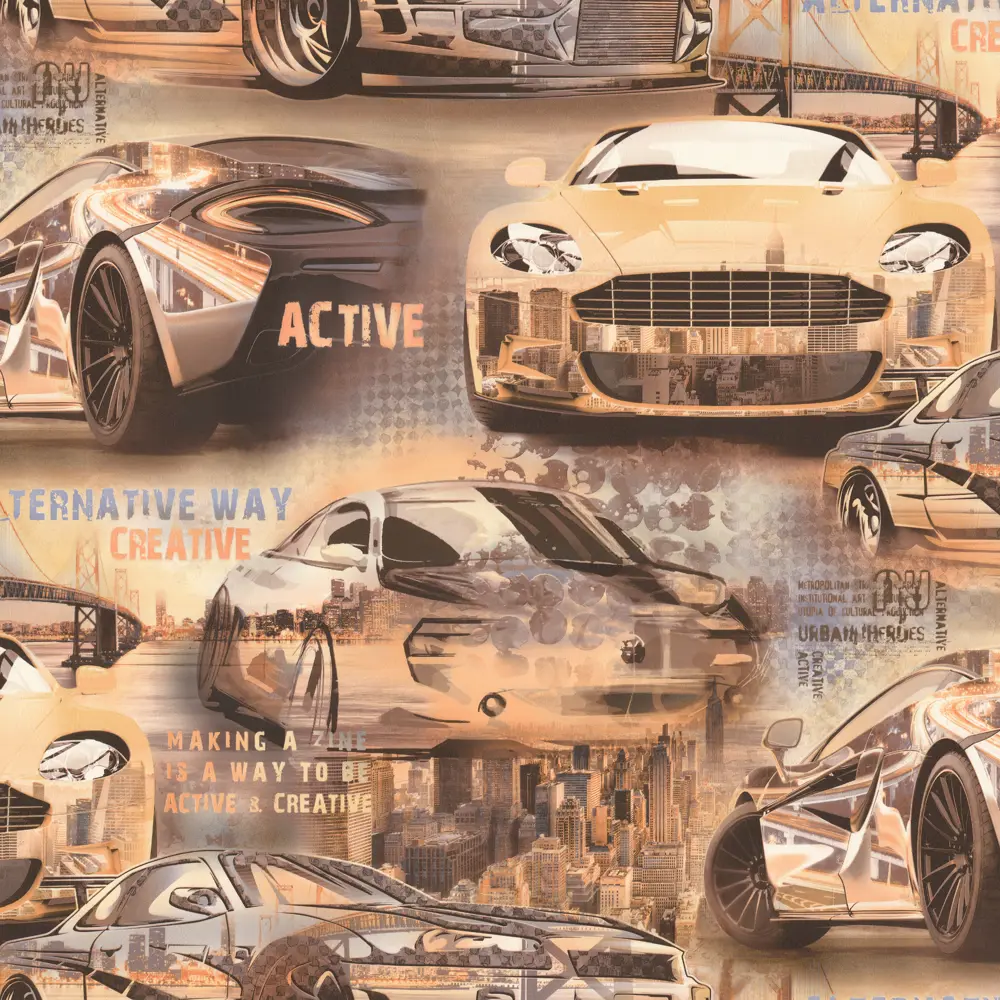 Обои флизелиновые Palitra Family Energies бежевые 1.06 м FM71728-26 STLM-2132977 - Вид №1