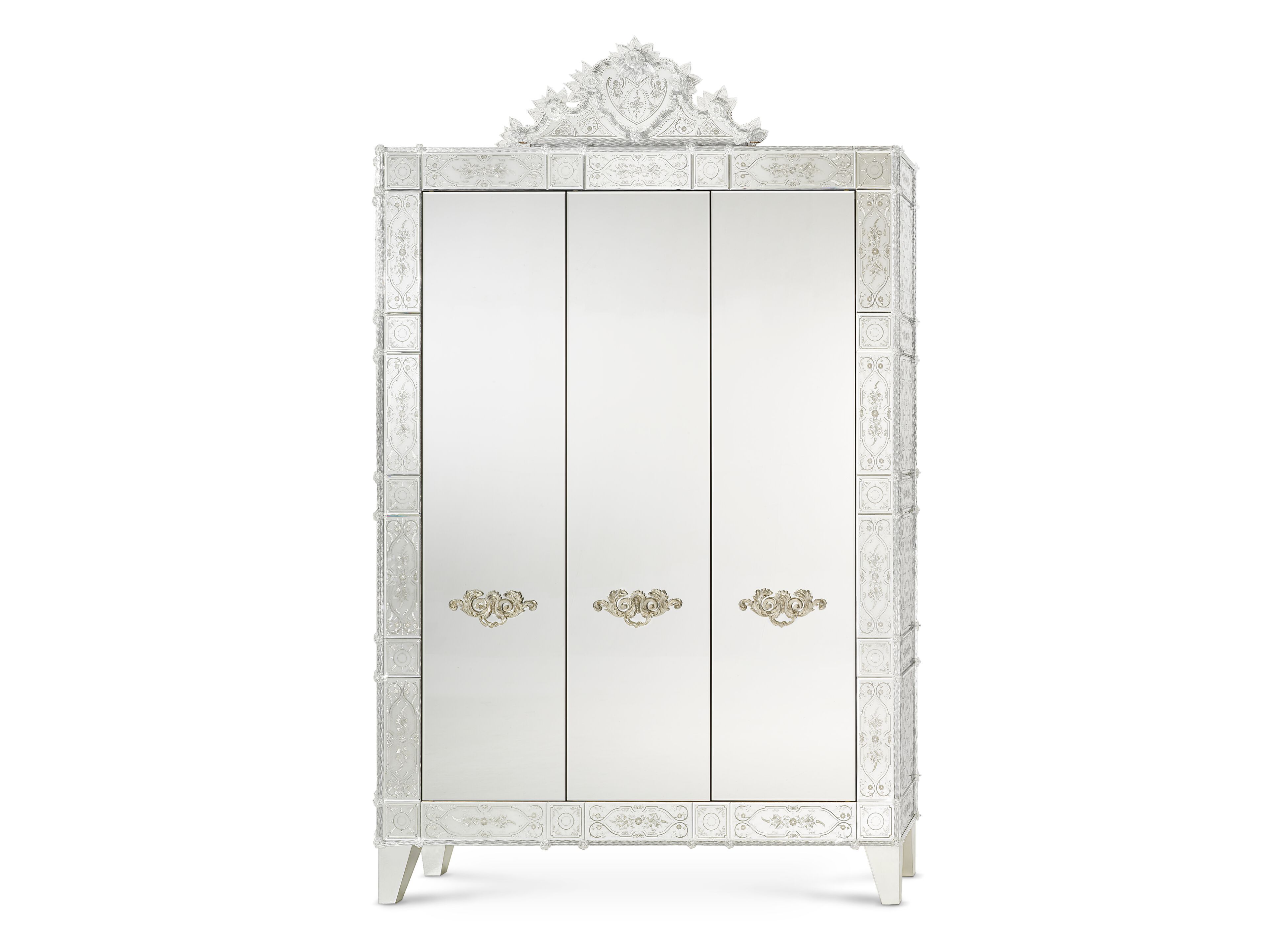 Деревянный и стеклянный шкаф с зеркалом ARTE VENEZIANA VISIR ARCH-00033632