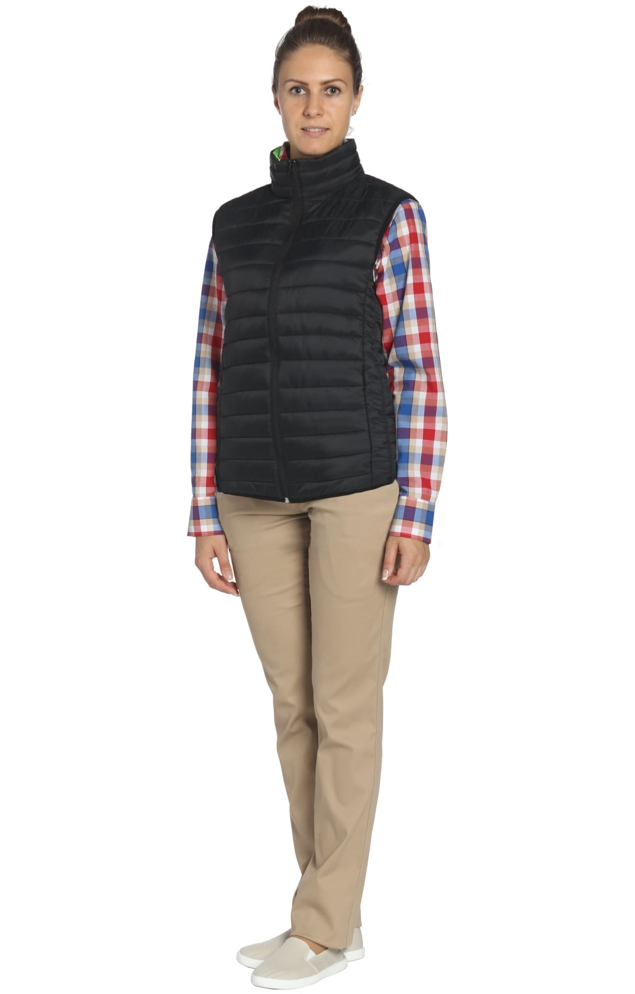 69673 Жилет стеганый  black El-Risto  Демисезонная одежда размер XXL (104)  - Вид №6