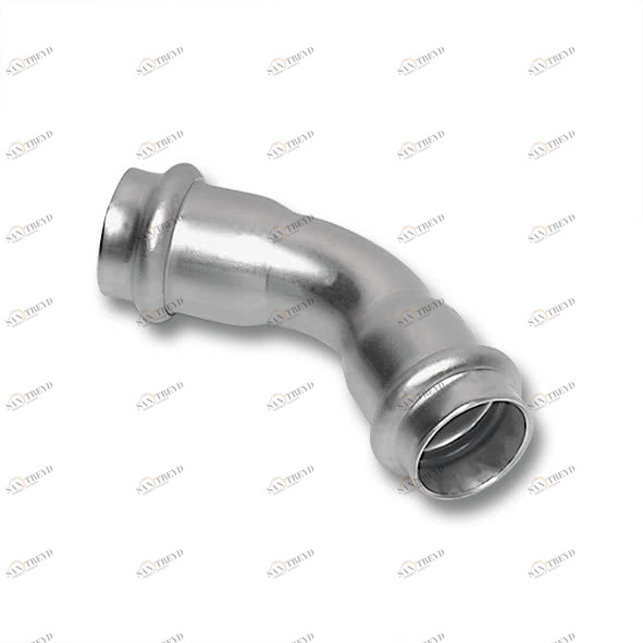 69104122 SANHA 91041 пресс-фит. нерж.сталь, отвод 45° ВПр-ВПр 22 мм 