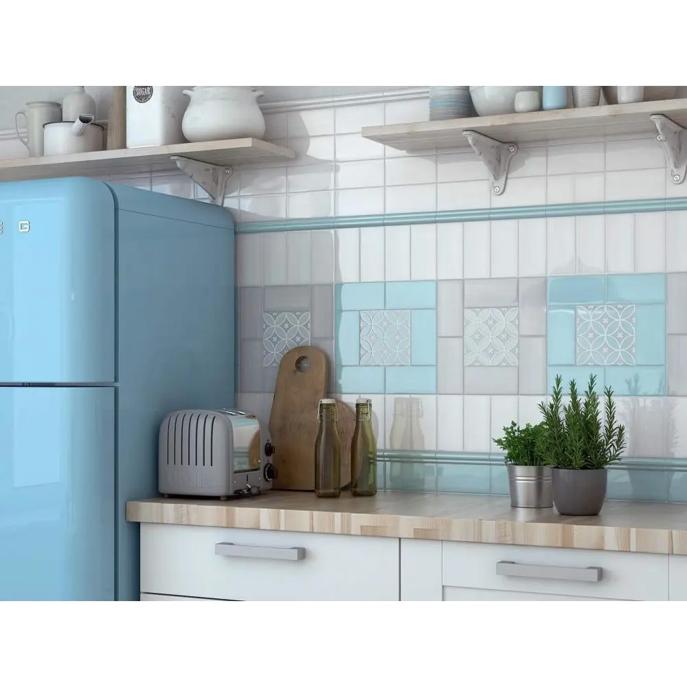 Kerama Marazzi Мурано: Серая глянцевая плитка для интерьера 86360064 STLM-0068068 - Вид №4