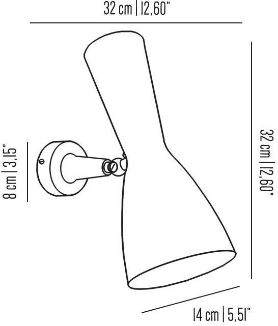 Il Bronzetto Регулируемый настенный светильник из латуни Wormhole Wor06 - Вид №5