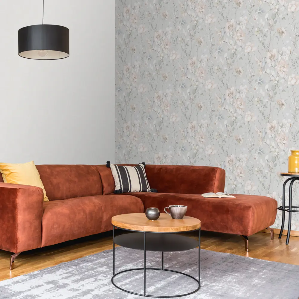 Обои флизелиновые Ateliero Garden серые 1,06х10 м At283357 85637122 STLM-2060928 - Вид №3