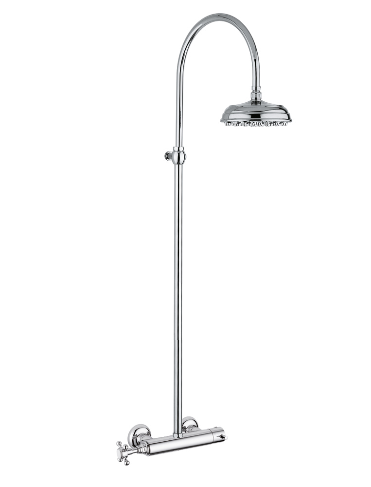 0811/4A/C Bellosta Rubinetterie ТЕРМОСТАТИЧЕСКИЙ СМЕСИТЕЛЬ ДЛЯ НАРУЖНОГО ДУША СО ШТОКОМ Edward