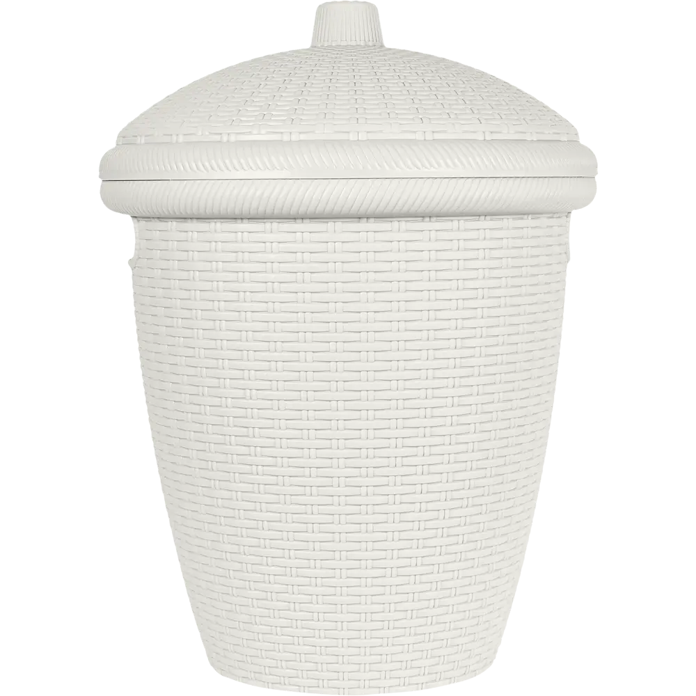 Корзина для белья Keeplex Rattan цвет белое облако 86851585 STLM-2200711 - Вид №1