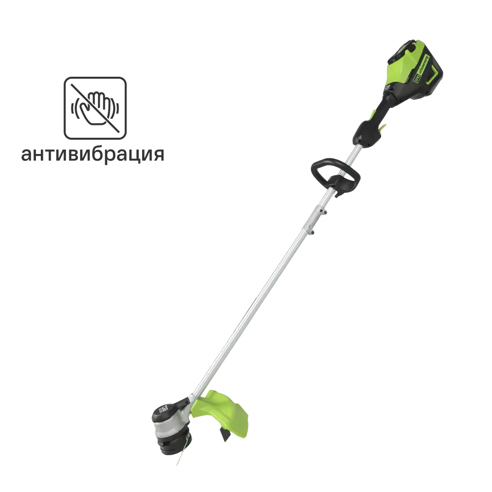 Аккумуляторный триммер Greenworks 60V с системой быстрой зарядки 89359903 STLM-1354330
