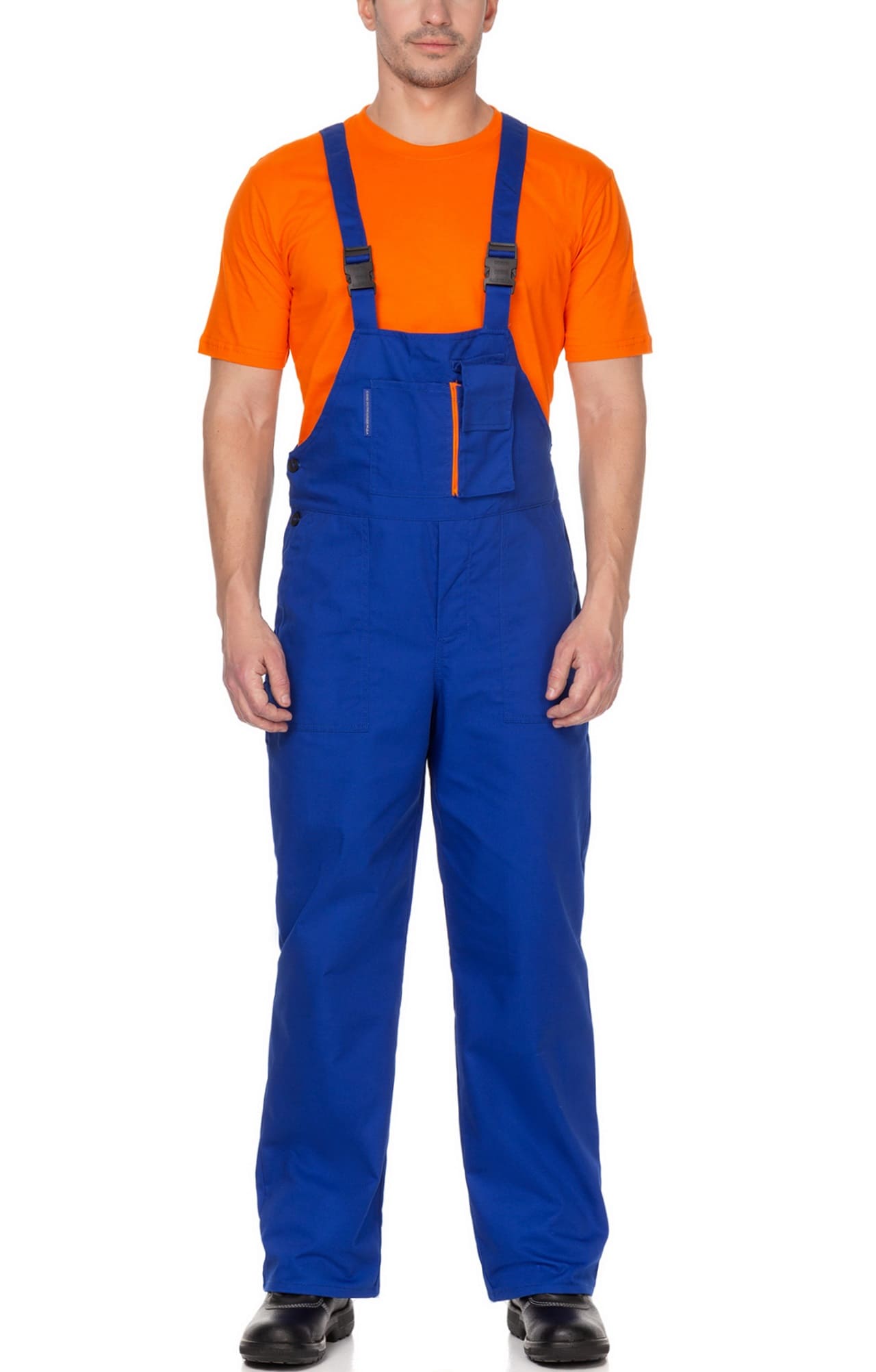 65620 Полукомбинезон "Эксперт-2" василек  Летняя спецодежда  размер 52-54/182-188  - Вид №3