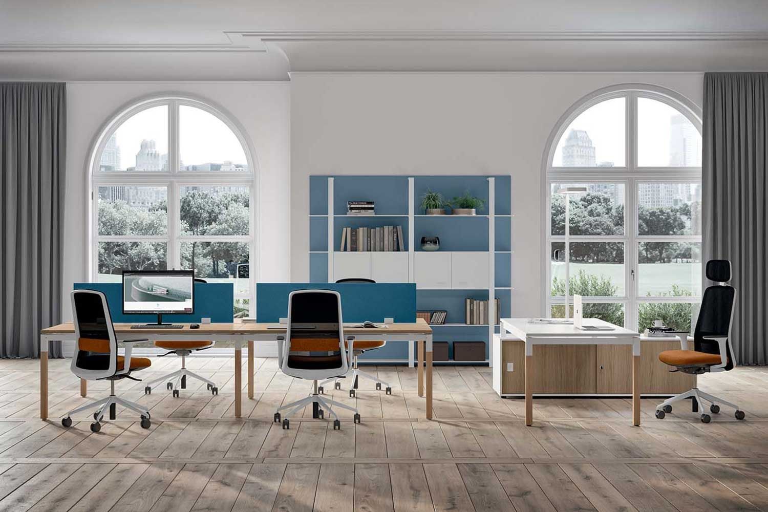 Вращающееся офисное кресло с колесами Quadrifoglio Group дизайн-офис ARCH-00073161 - Вид №5