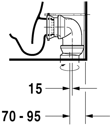 2138092000 Компакт унитаз с бачком Белый Duravit Darling New Германия - Вид №10