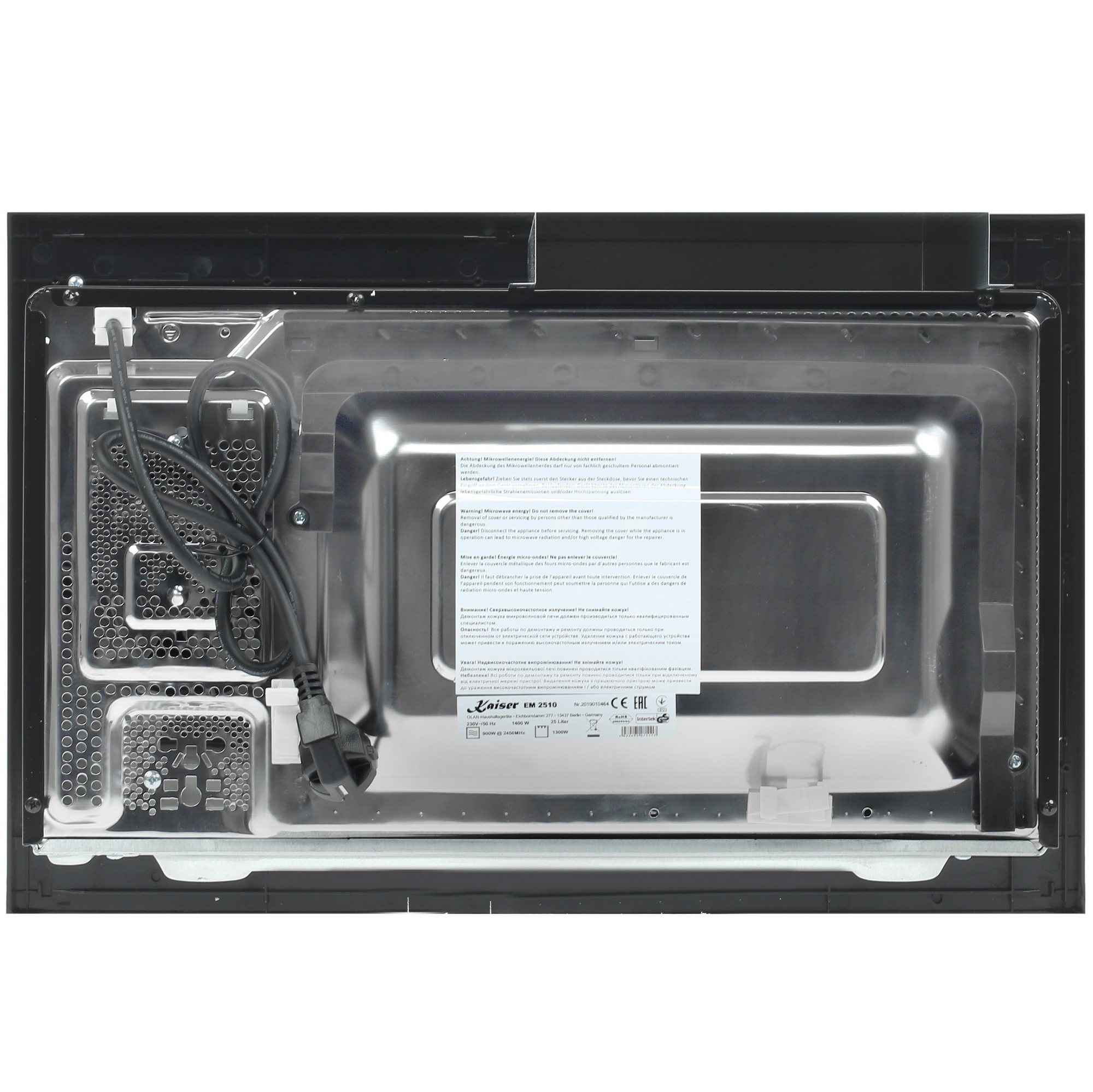 8141529 Встраиваемая микроволновая печь Kaiser EM 2510 черный STDN-0021003 - Вид №6