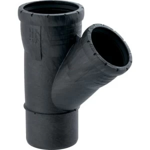 GEBERIT 393.333.14.1 Тройник Geberit Silent-Pro 45°