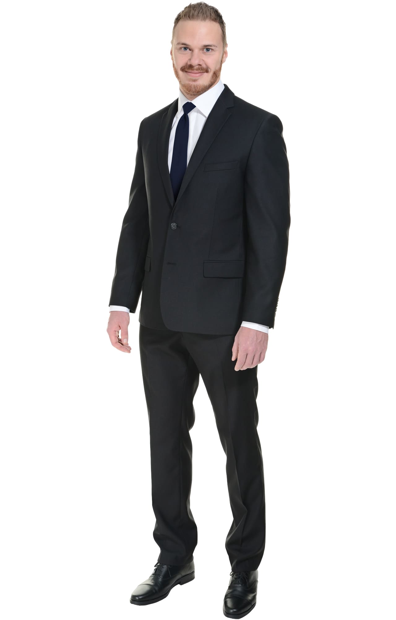 63982 Костюм мужской классический  black El-Risto  Одежда для охранных структур  размер 124 (62)/188  - Вид №8