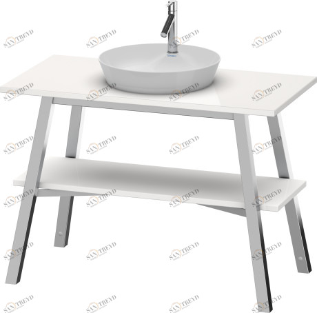 CC953208585 Тумбочка напольная Cape Cod #CC9532 1120 x 570 мм Белый глянцевый лак Duravit