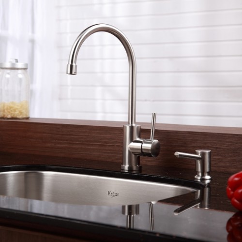 KBU12-KPF2160 Мойка кухонная прямоугольная Krausru  - Вид №1