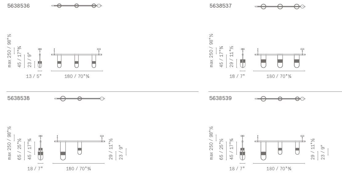 Подвесной светильник Poltrona Frau коллекция-мебель и аксессуары ARCH-00007025 - Вид №3