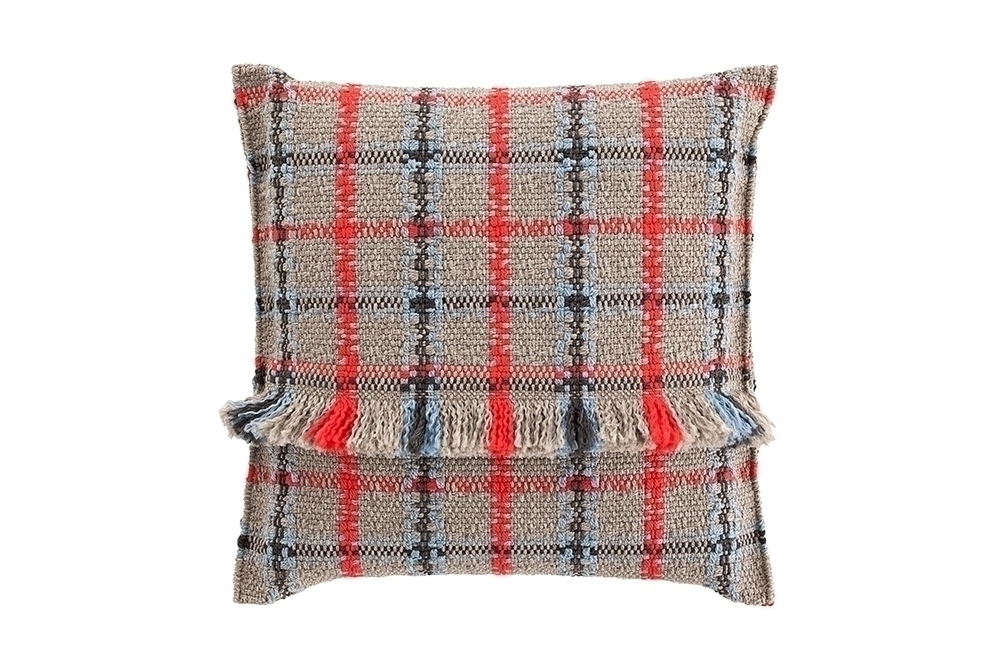 070790 Подушка GL Tartan blue 70x70 GAN Garden Layers - Вид №2