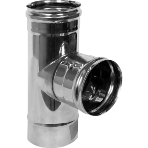 Тройник 90 градусов Ferum 115 мм 0.5 м нержавеющая сталь 17135374 STLM-2133389