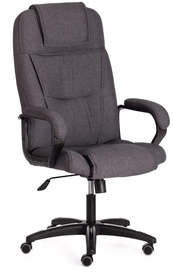 90938878 Офисное кресло Tetchair Bergamo 19397 ткань цвет серый STLM-1096666