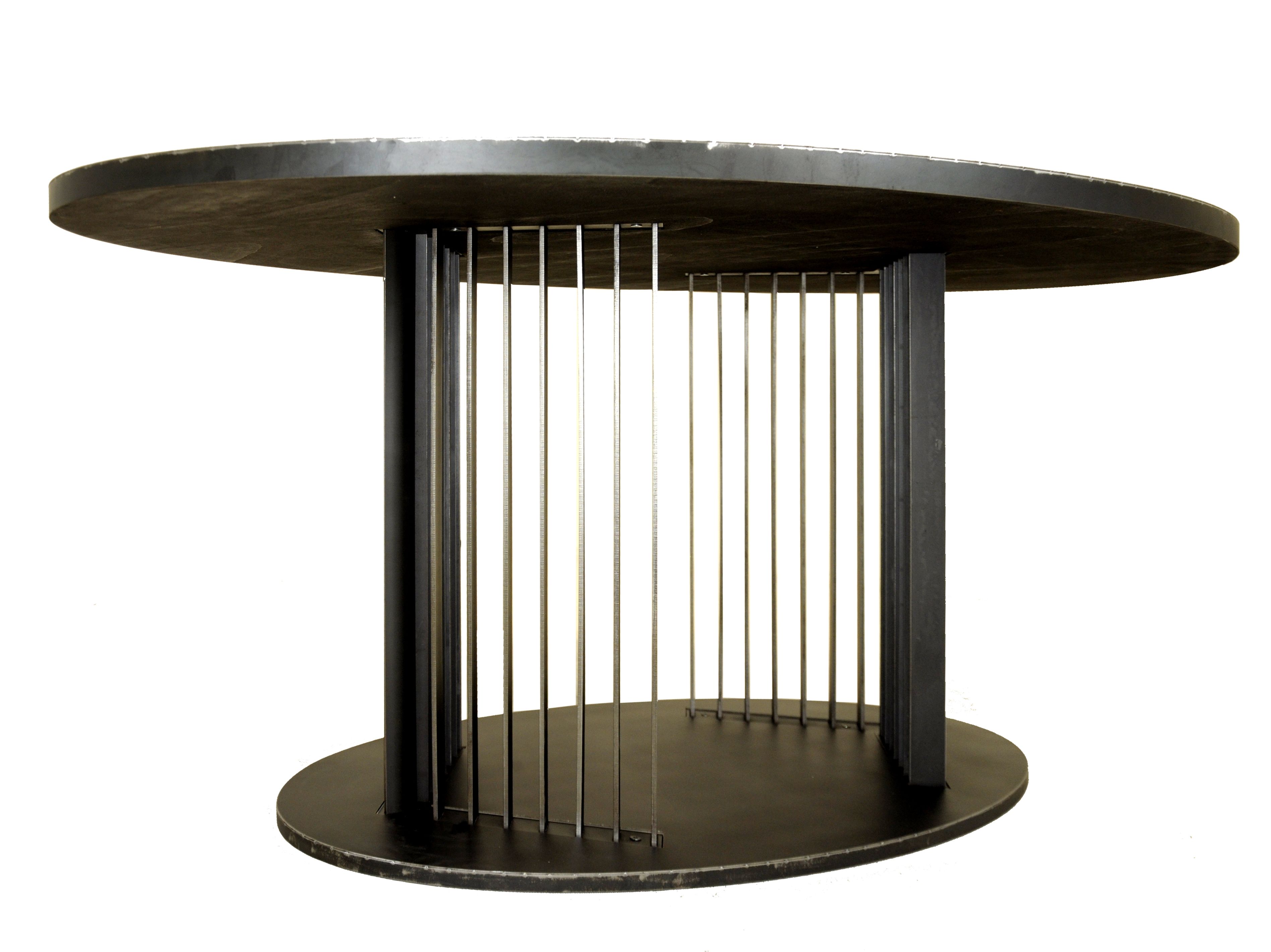 Стальной овальный стол для гостиной TrackDesign Ovov ARCH-00015741 - Вид №2