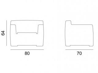 Gervasoni Садовое кресло из полиэтилена с подлокотниками Gervasoni outdoor sun-id-1371796 - Вид №8
