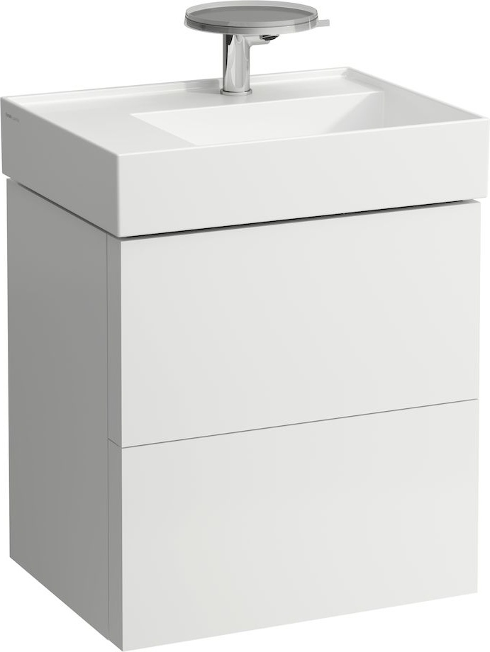 H8103357591121 Раковина с полочкой слева, со специальным скрытым сливом LAUFEN PRO - Вид №1