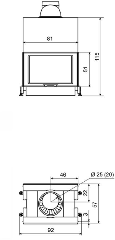 RÜEGG Дровяной стальной камин с панорамным остеклением Smart line sun-id-1495327 - Вид №6