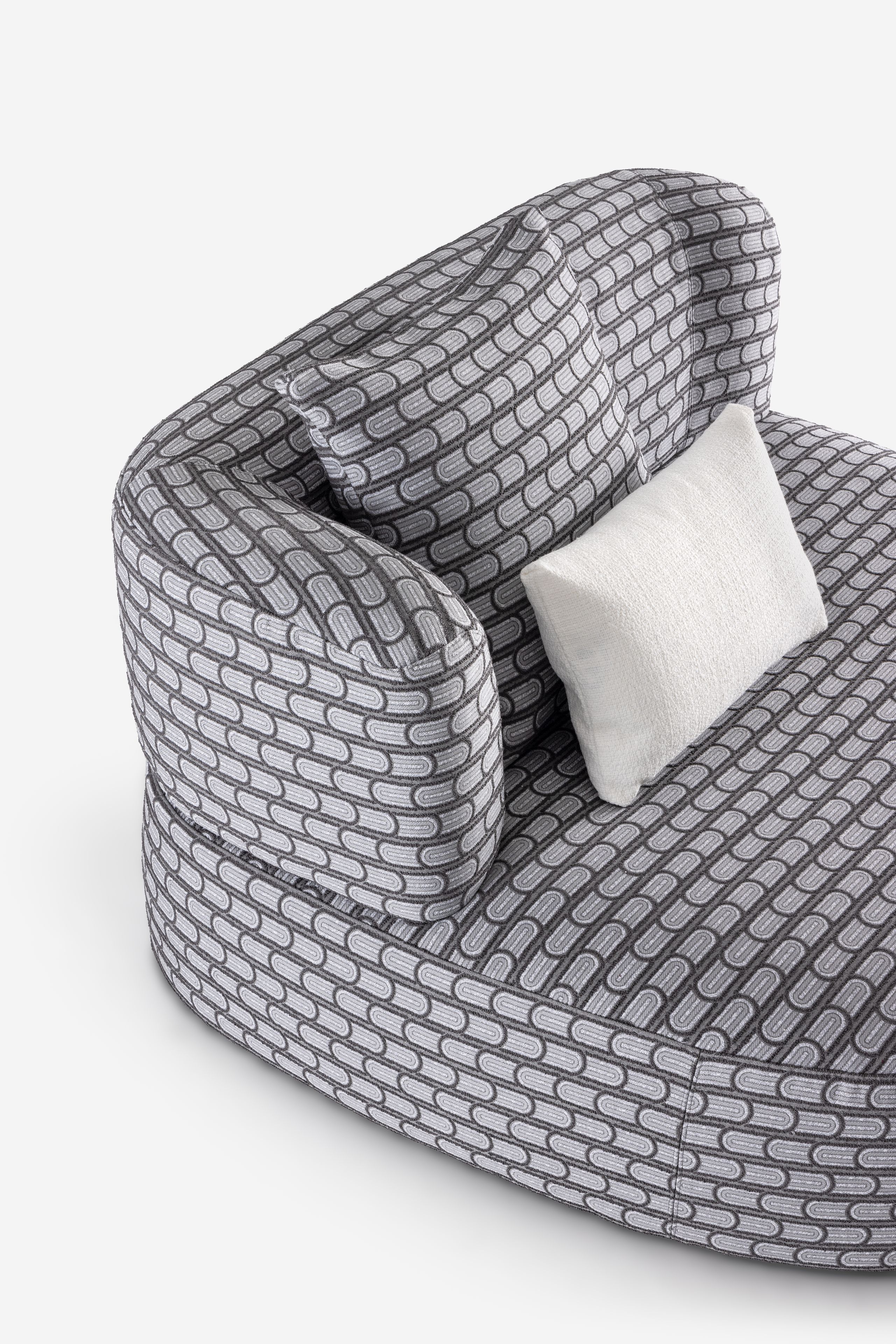 Тканевое кресло с подлокотниками Flou Pierre ARCH-00122997 - Вид №1