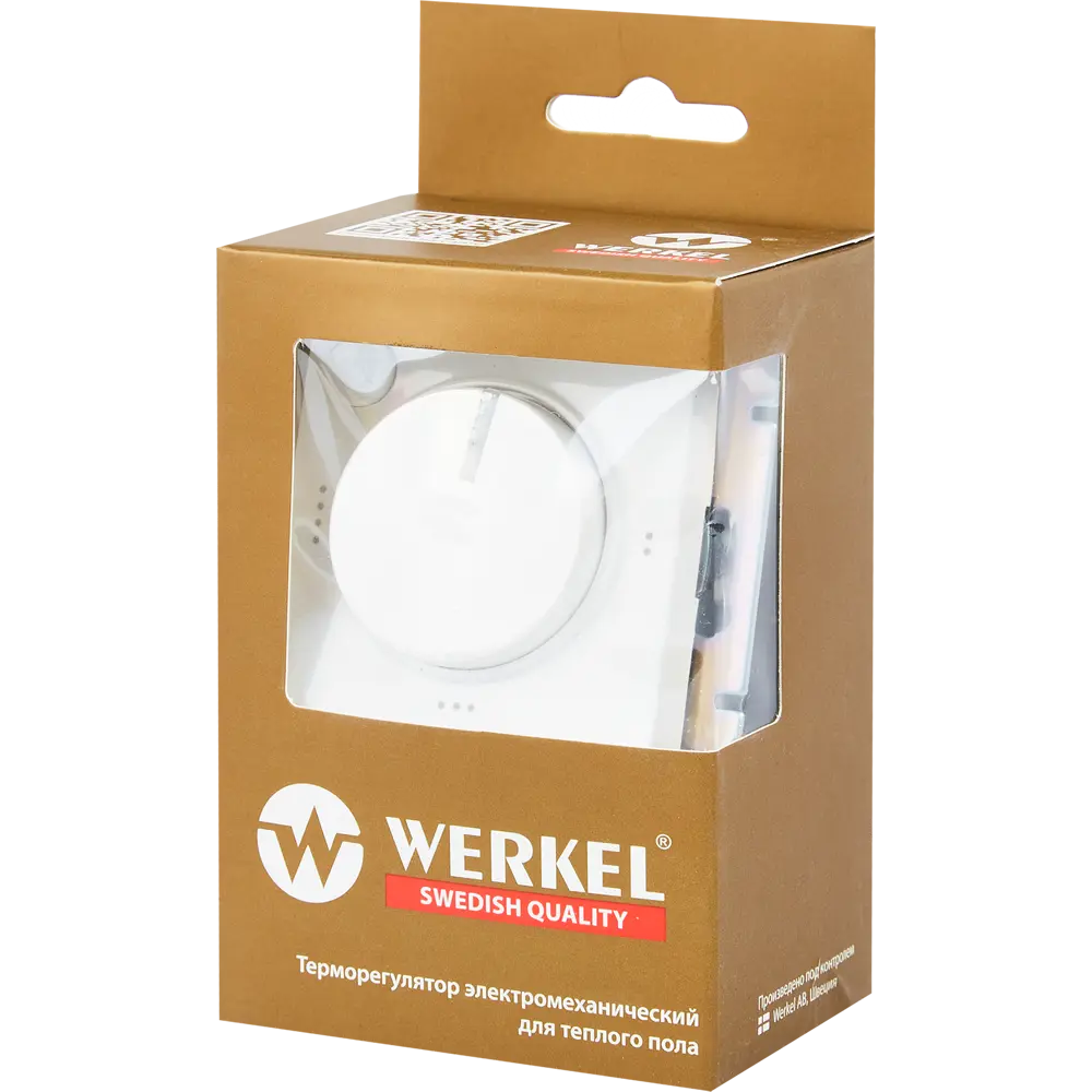 Терморегулятор для теплого пола Werkel W1151101 электромеханический 3500 Вт цвет белый STLM-2113878 - Вид №4