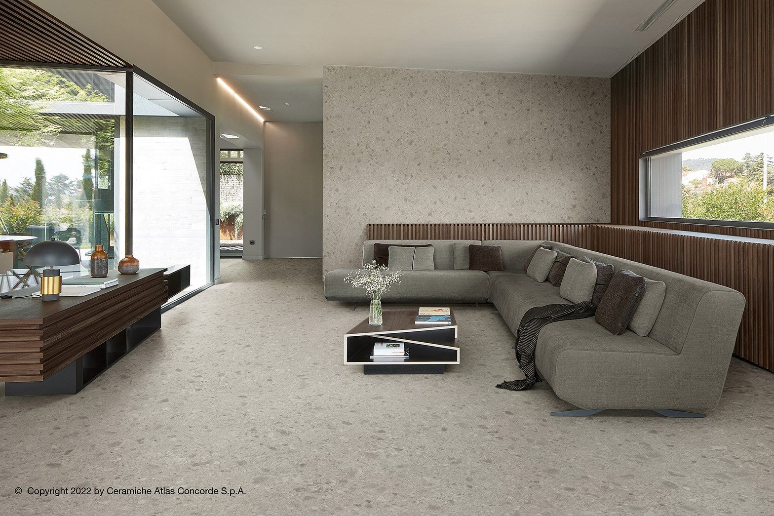 Пол / облицовка керамогранита с эффектом камня для внутреннего и наружного применения Atlas Concorde Boost Mix ARCH-00023665 - Вид №65