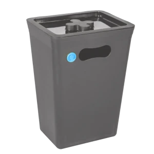 Контейнер для мусора Stockholm 19.5x24.5x33.3 см 10 л пластик цвет серый