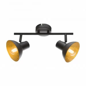 Спот потолочный черный Globo Lotte 2 54001-2 GLOBO LOTTE 00-3891761 Черный