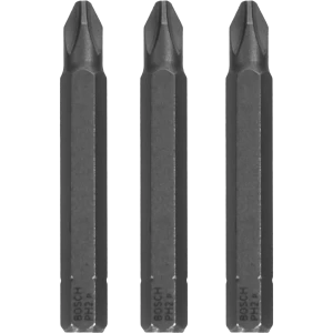 Бита ударная крестовая Bosch Extra Hard 2607001522 PH2x51 мм, 3 шт. 82147521 STLM-2083175