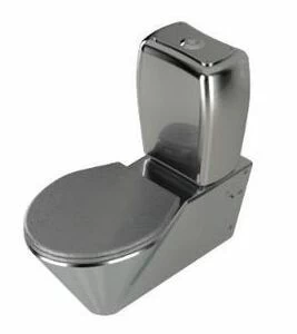 46258 Компакт унитаз с бачком Хромированный PURUS Steel Германия