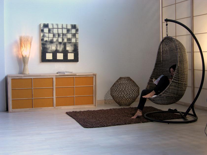 Cinius Буфет из лакированной древесины с раздвижными дверцами Shoji sun-id-1366873 - Вид №1