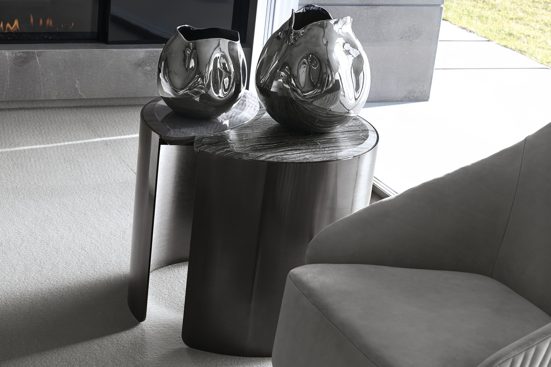 380/44 Mirage круглый приставной столик - giorgio collection - Вид №5