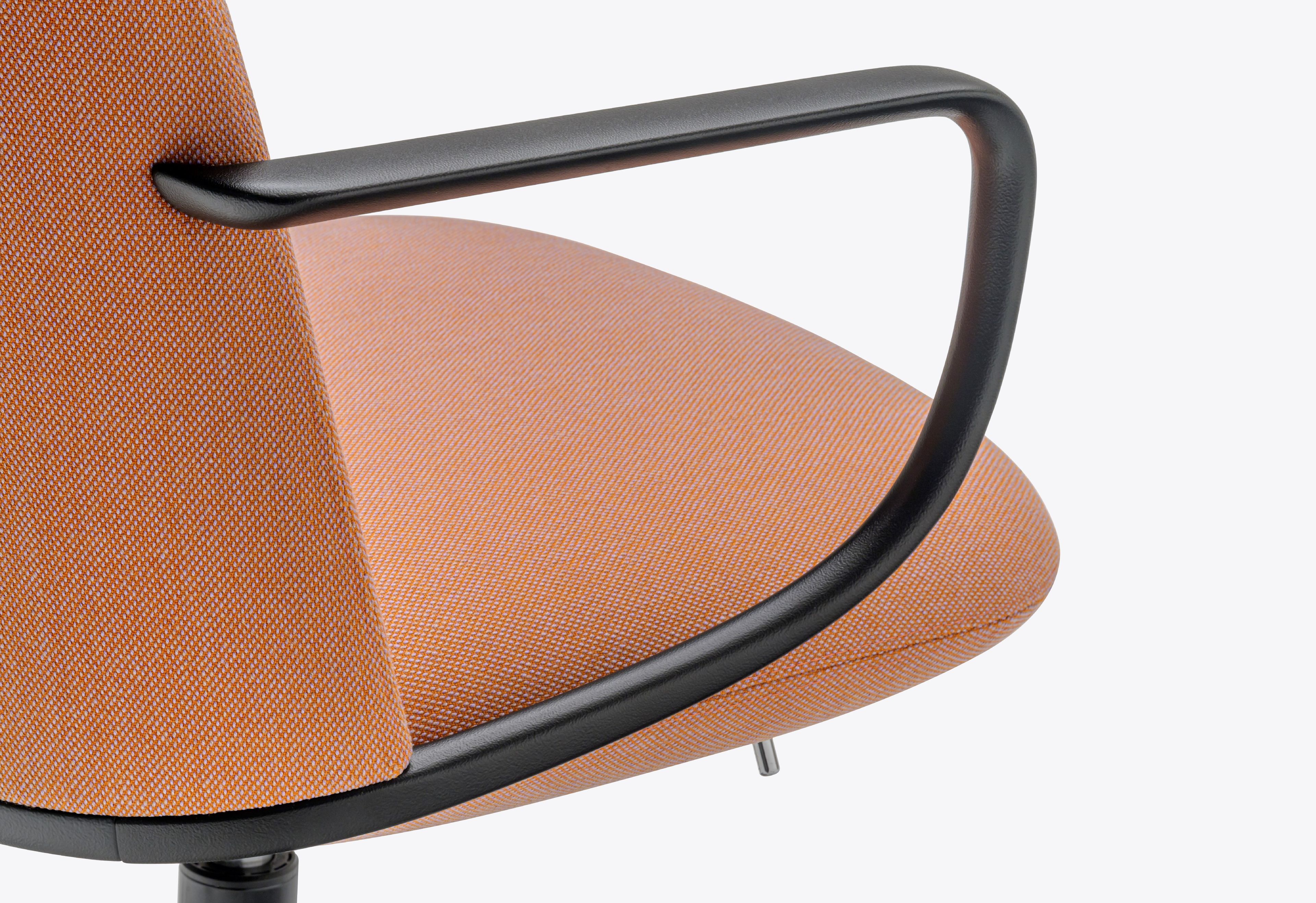 5 спиц подлокотник ткань операционный офисный стул Pedrali Элинор ARCH-00042159 - Вид №3