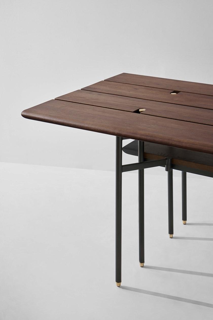 District Eight Выдвижная консоль из стали и дерева Stacking M234-dl  - Вид №4