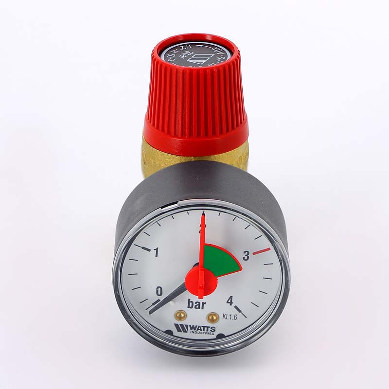 Предохранительный клапан WATTS с манометром SVM 1/2" 3 bar 10004648 - Вид №3