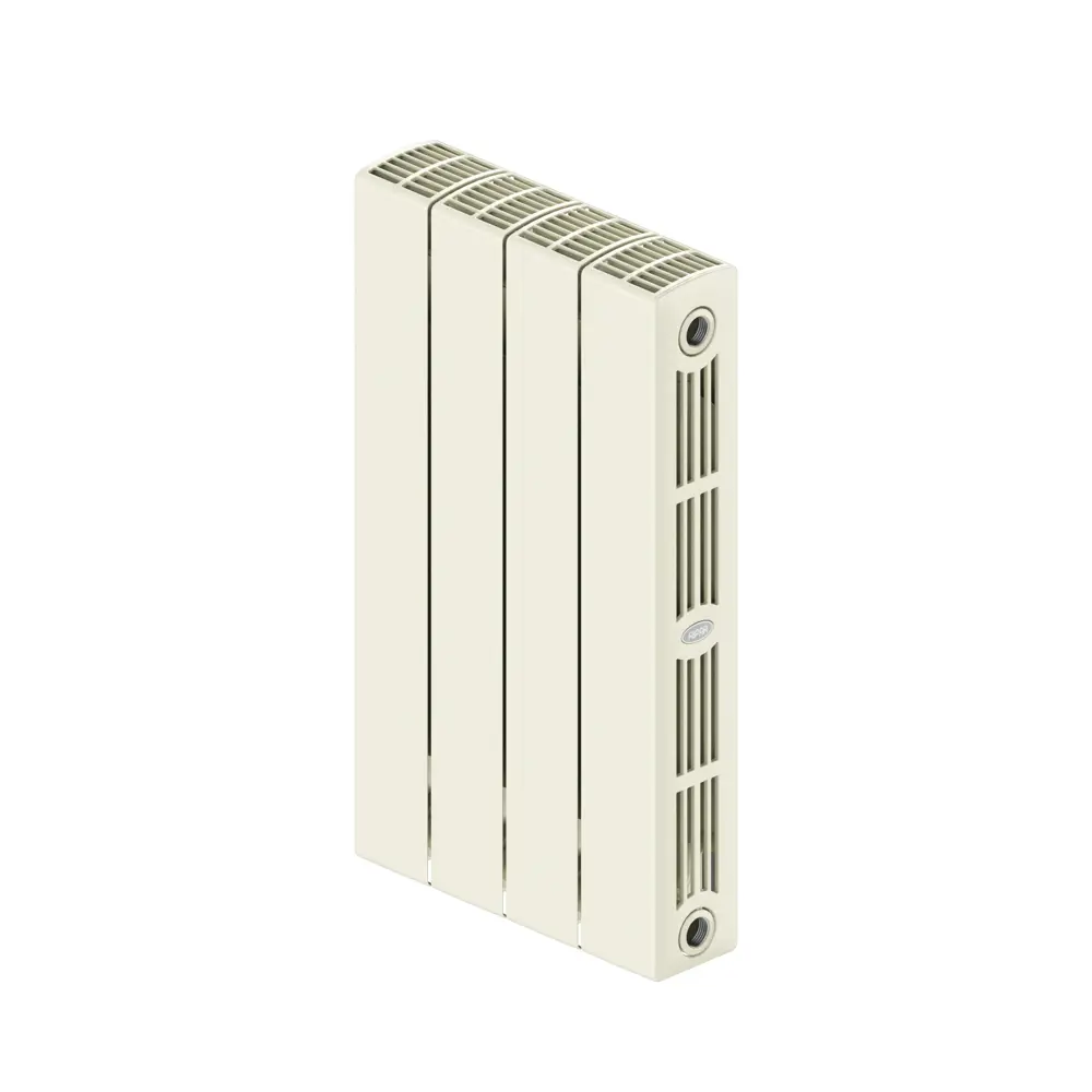 Радиатор секционный Rifar Supremo S50004RAL1015 500/90 4 секции боковое подключение биметалл бежевый STLM-2068724 - Вид №1