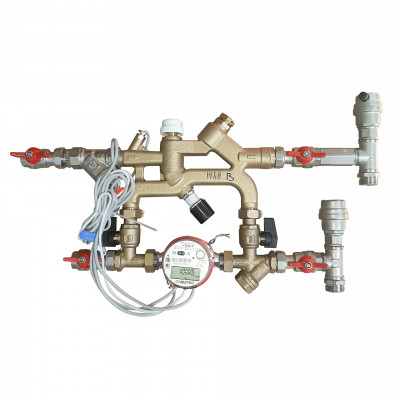 VT.CM.06.RSR Квартирная станция отопительного контура Valtec 0,6 м куб./ч, RS-485, обр. тр., прав  - Вид №1