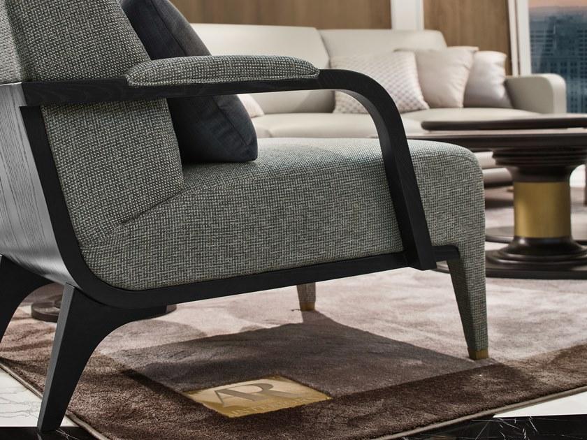 A.R. Arredamenti Кресло из ткани с подлокотниками Dilan D84 - Вид №2