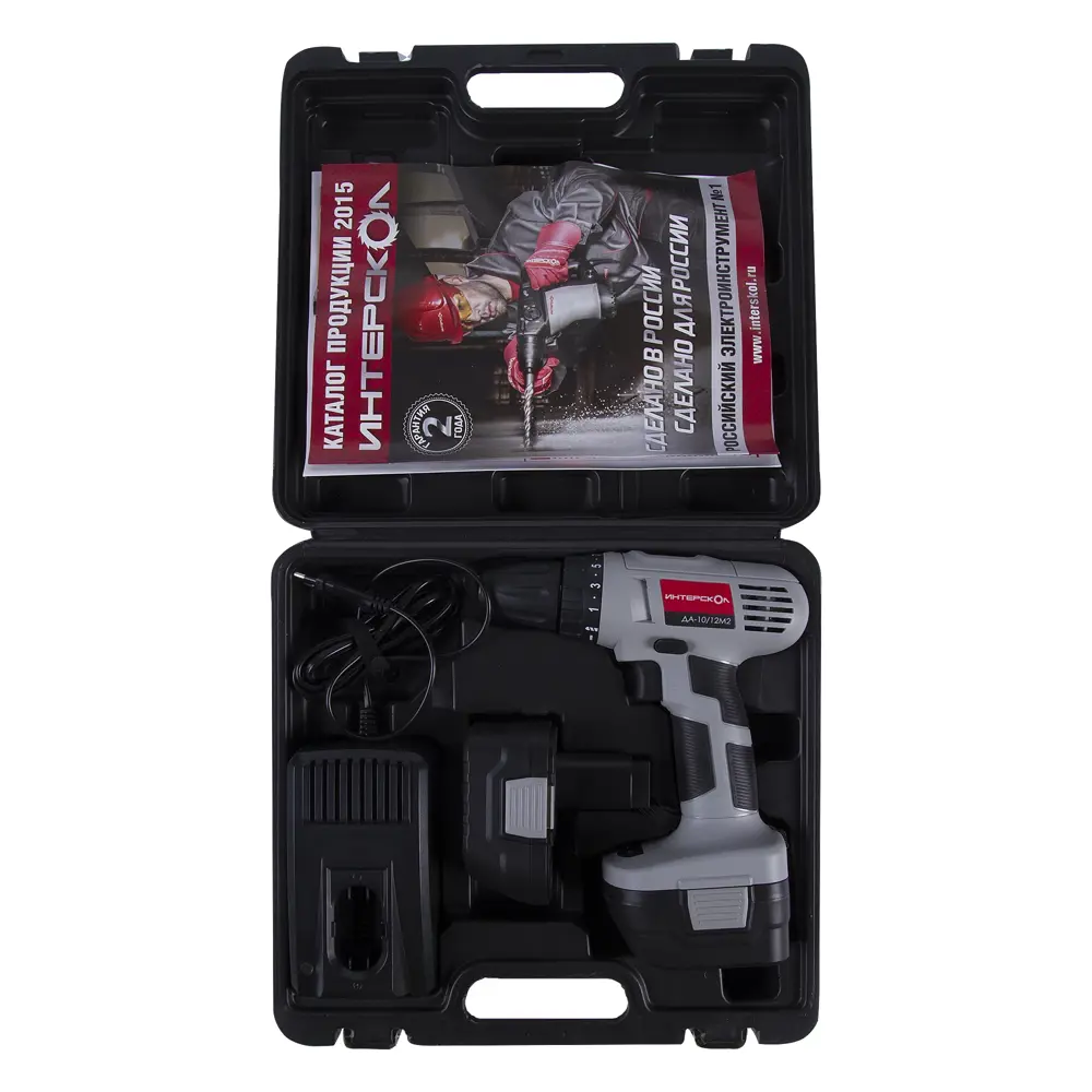 Шуруповерт Интерскол ДА-10/12М2, 12 В, 1,5 Ач 16072295 STLM-2103599  - Вид №3