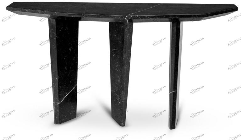 Ginger & Jagger Консоль-полумесяц из мрамора Earth to earth sun-id-1439920