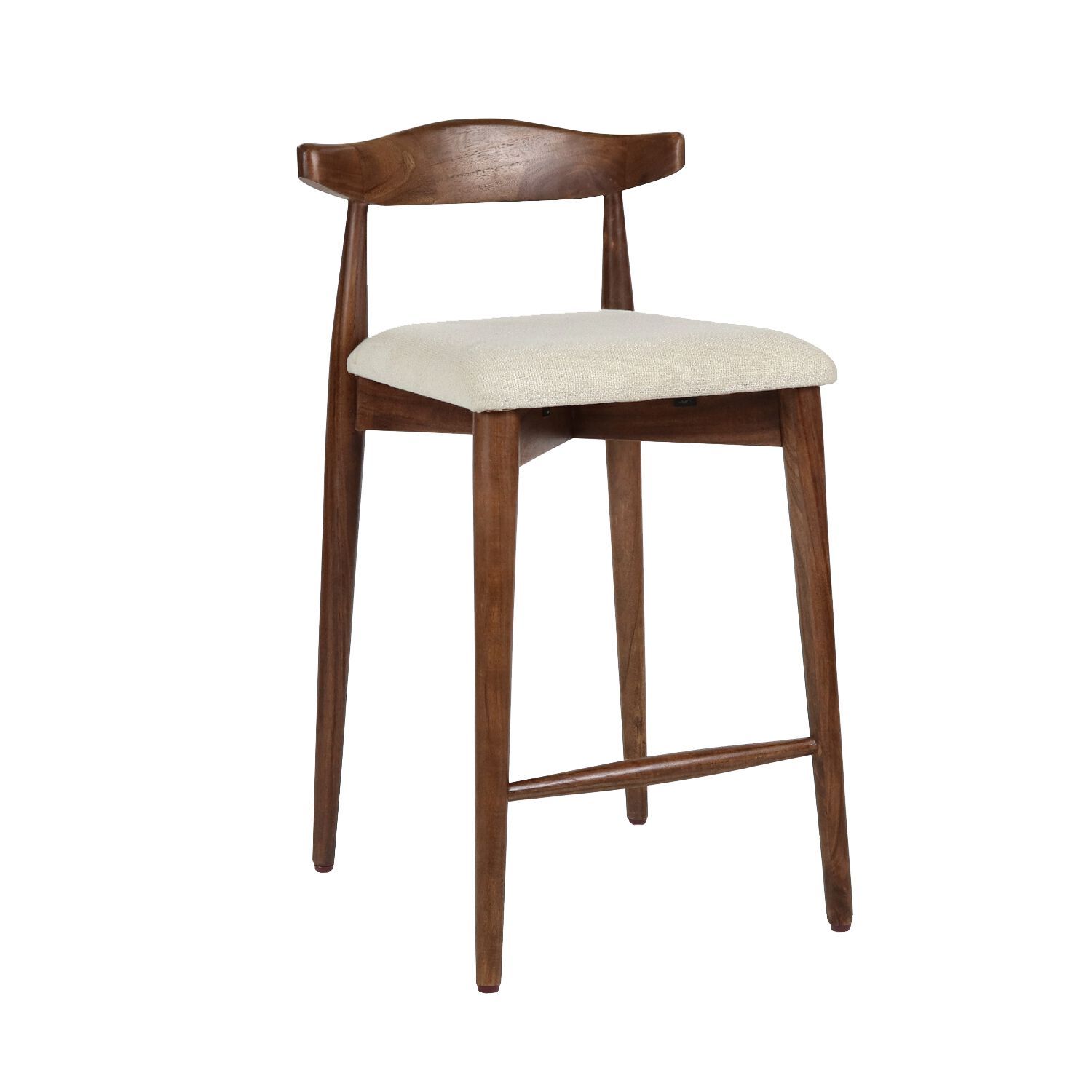 Высокий стул из акации с мягким сиденьем POMAX Madela ARCH-00090445 - Вид №11