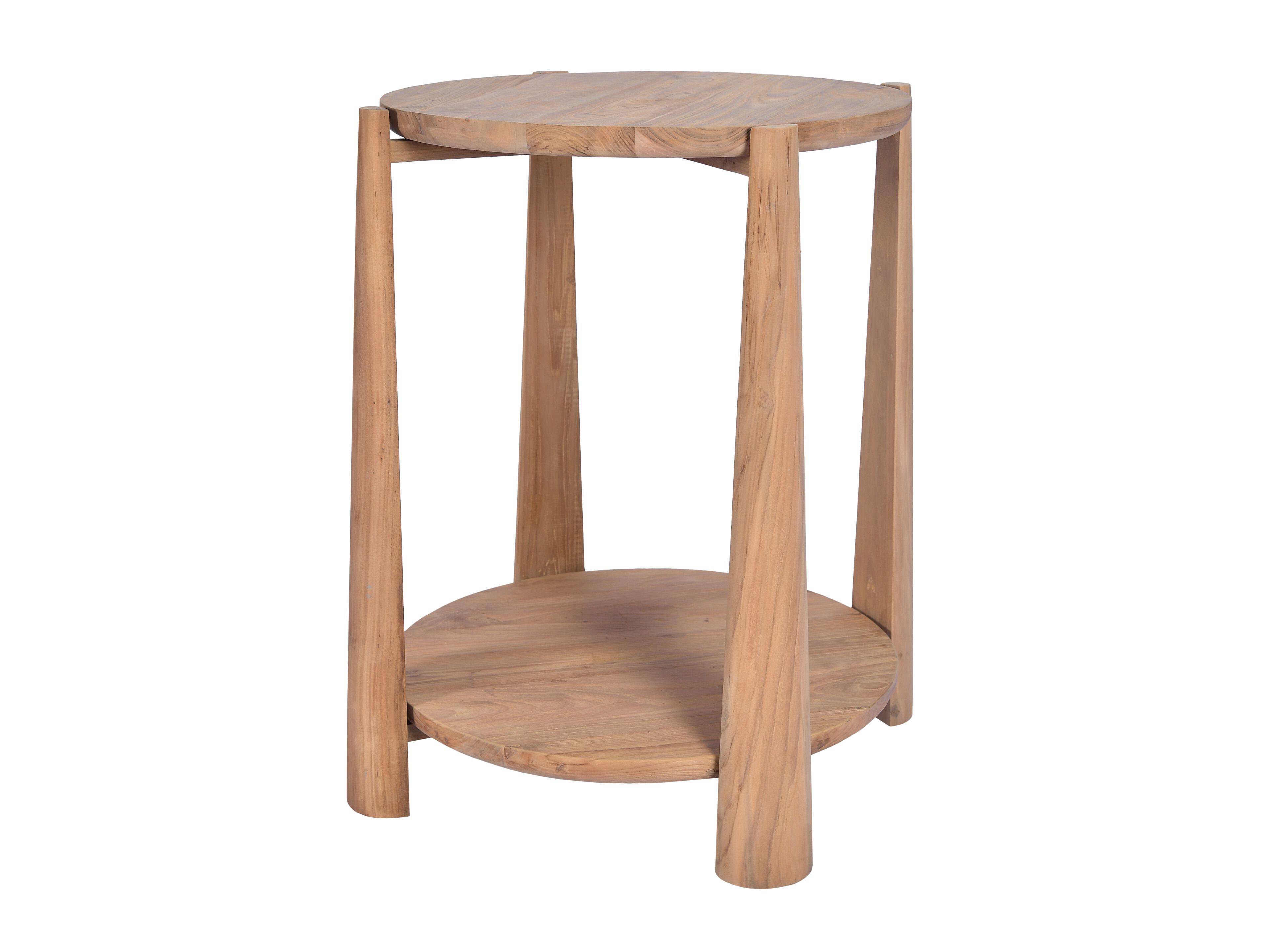 Высокий садовый стол из тикового дерева cbdesign Moires ARCH-00037065 - Вид №2