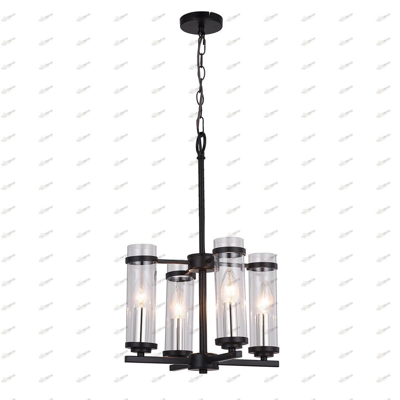 Подвесная люстра ST Luce Bichero SL334.403.04 ST LUCE ДИЗАЙНЕРСКИЕ, BICHERO 279764 Черный 