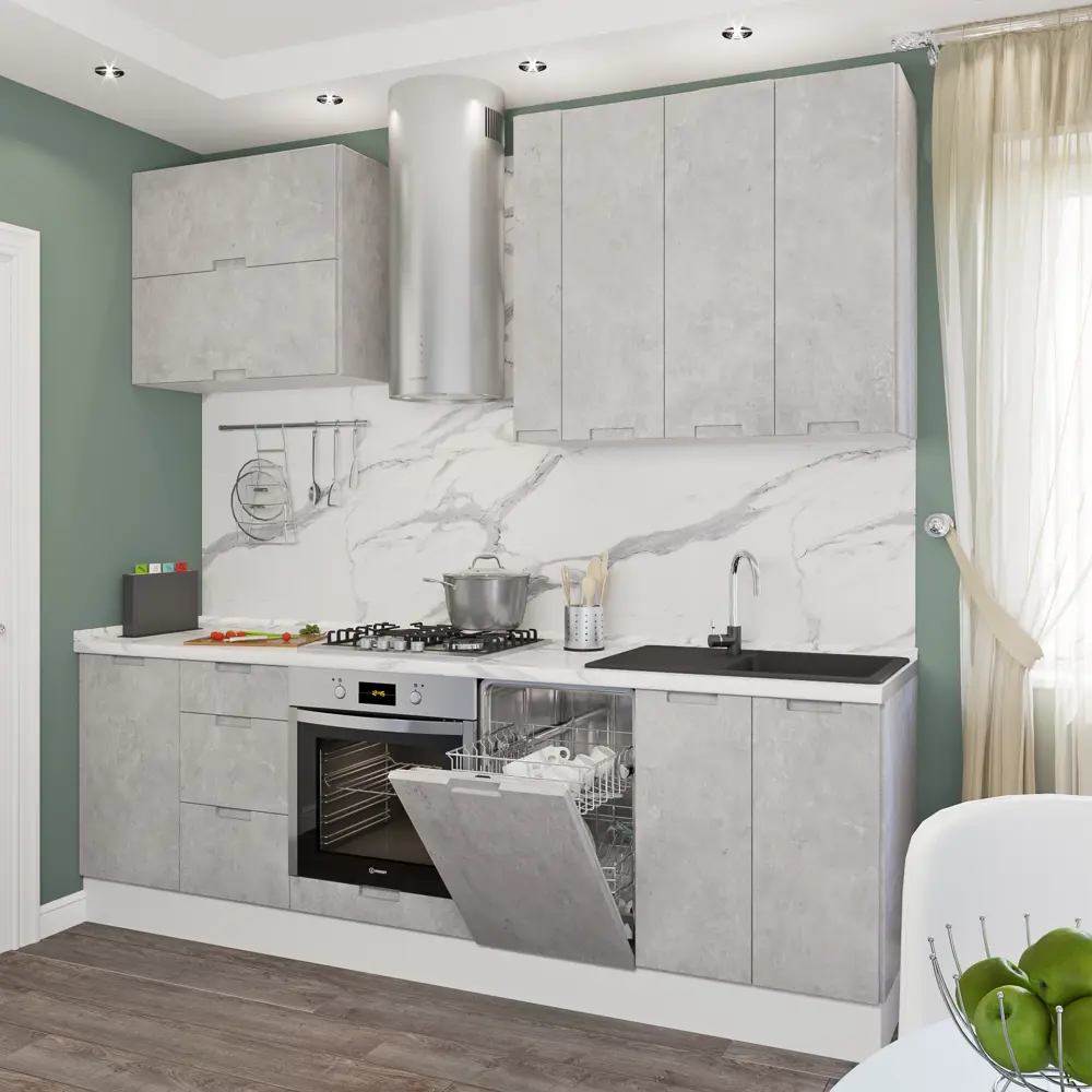 Дверь для шкафа Delinia Берлин 40x70 см МДФ цвет серый STLM-2049438 - Вид №12